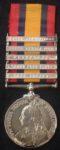 Boer war medal to the 6th Dragoon Guards