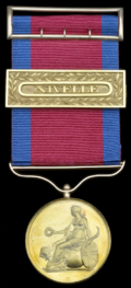 Field Officers’ Army Gold Medal and Bar - Major, 1/36th Regt.