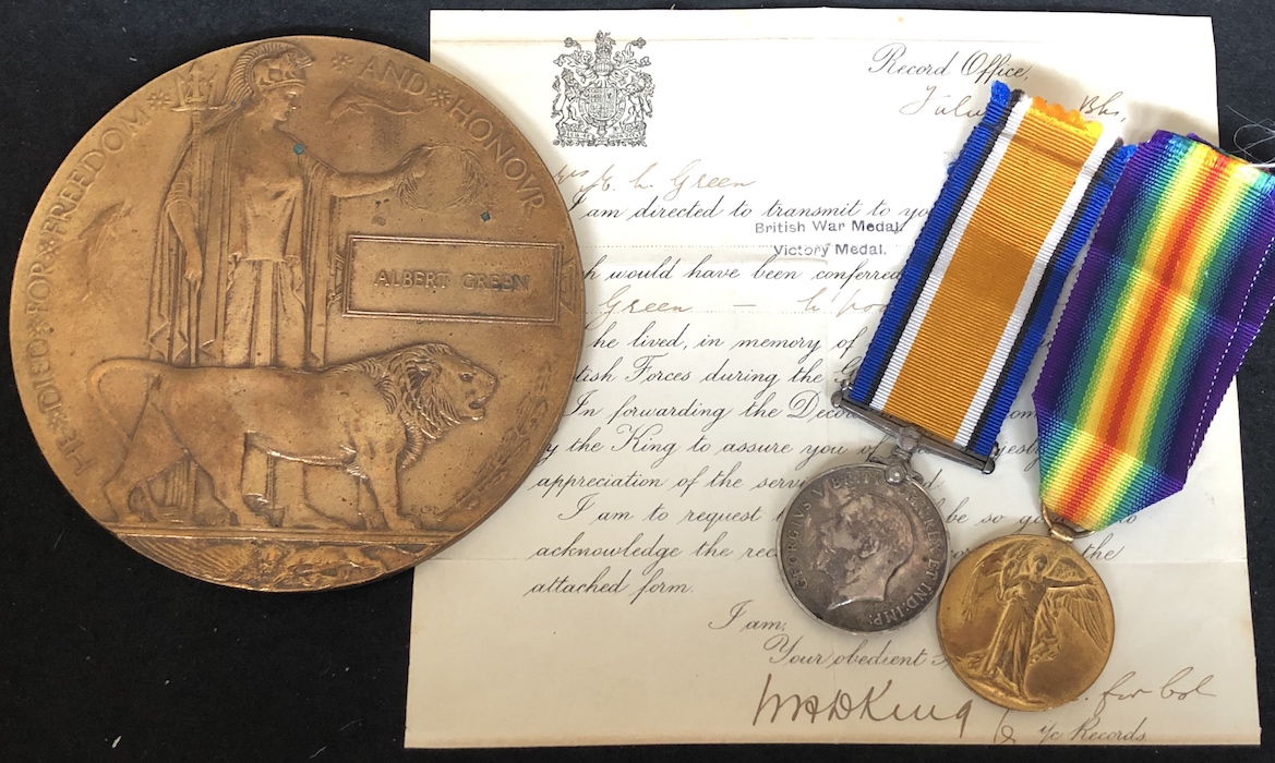 WW2 casualty pair and plaque - 2/6th Liverpool regiment.(serving8th battalion, Kings Own (Royal Lancaster Regiment) at time of death.