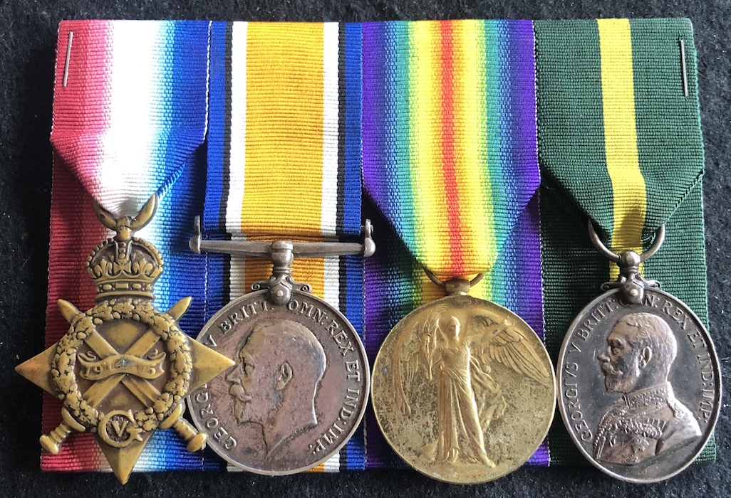 1914-15 trio and T.F.E.M. - Royal Field Artillery.