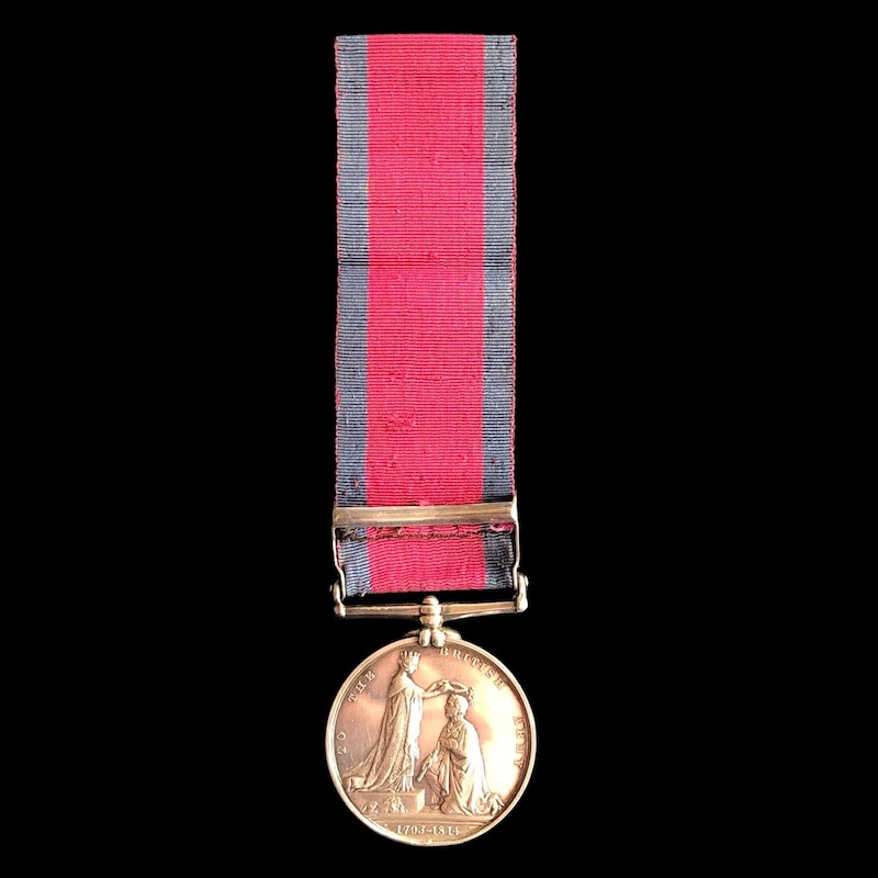 Military General Service 1793-1814, clasps, Vittoria, Pyrenees, Nivelle - 6th Foot (Royal Warwicks) - Image 2