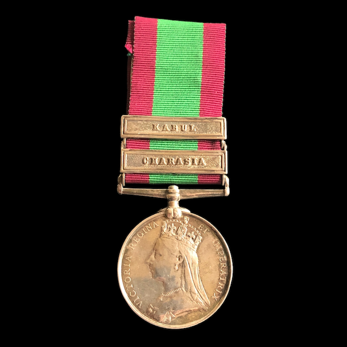 Second Afghan War, clasps Charasia, Kabul - 92nd Highlanders