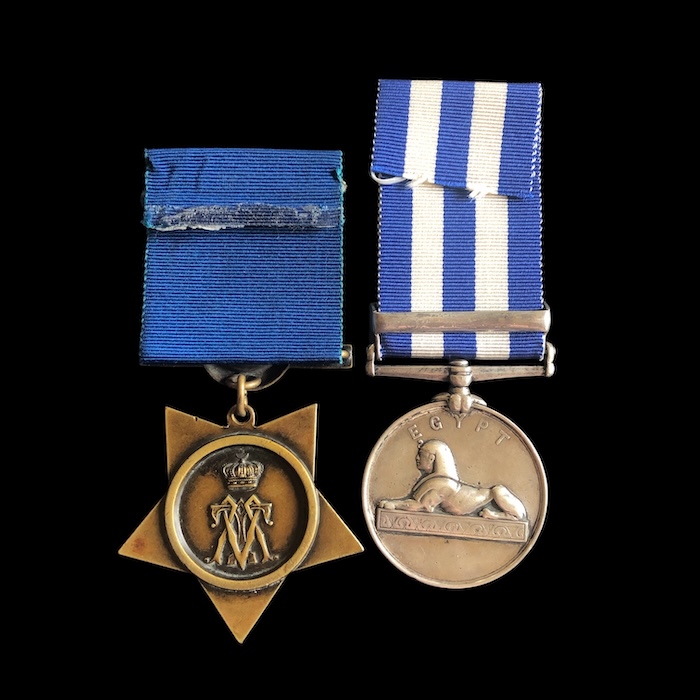 Egypt, clasp The Nile 1884-85 pair - 1/Cameron Highlanders. - Image 2