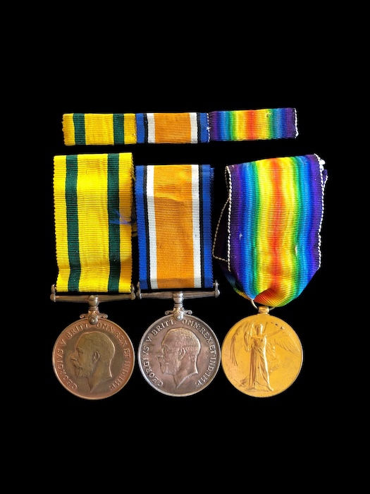 Territorial Force War medal group - 1/7th Hampshire Regiment. - Image 2