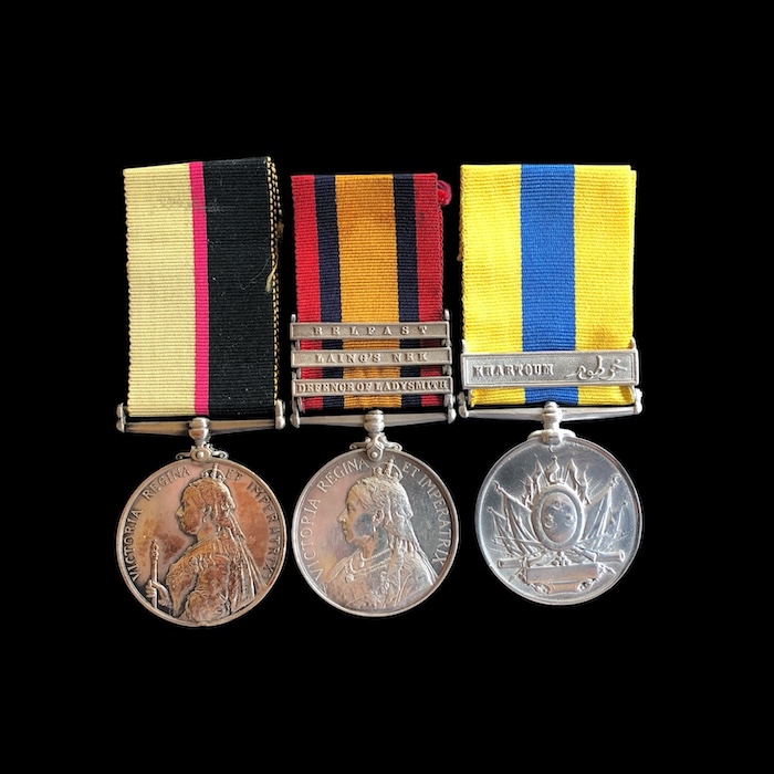 Sudan and Boer War group - 2nd battalion Rifle Brigade.