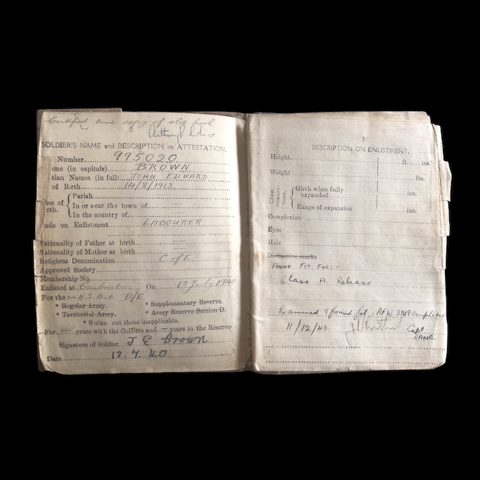 Family group - Kings Shropshire Light Infantry and Army catering Corps. - Image 4