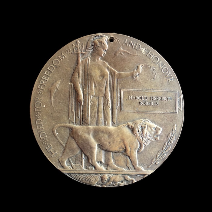 Memorial Plaque - Harold Herbert Roberts (Royal Artillery)
