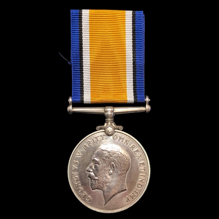 British War Medal - 4th battalion Kings Shropshire Light Infantry (Killed in Action 23rd March 1918)