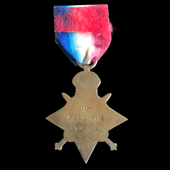 1914 Star - 1/6th and 16th battalions Welsh Regiment, later 1/4th Kings Shropshire Light Infantry. Wounded in Action. - Image 2