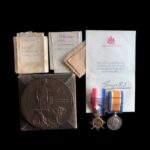 Medals & Memorial Plaque to William Homeyard  Stoker Petty Officer RN KIA at Jutland  One of five brothers who served in the Royal Navy of which three lost their lives.