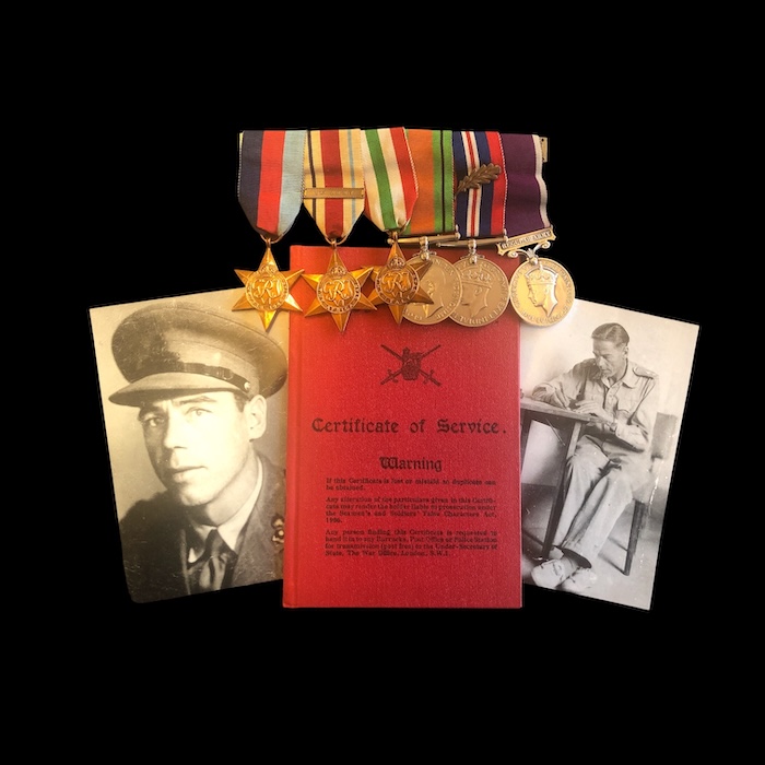A Good WW2 M.I.D. and Long Service group - Royal Artillery. mentioned in despatches for service with the B.E.F. in France 1940