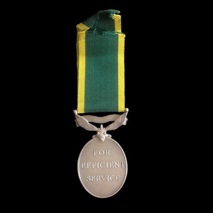 Efficiency Medal (Territorial)- Royal Berkshire Regiment, Deserted 1945 - Image 2