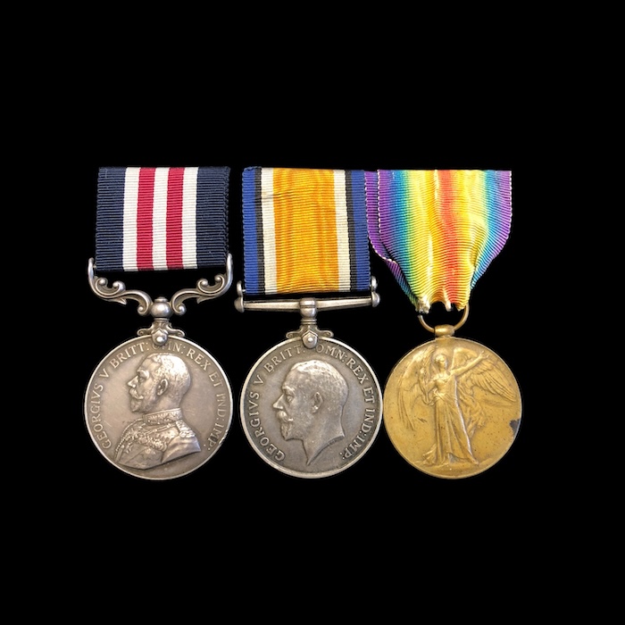 WW1 Military Medal group, 1st battalion Middlesex regiment for actions against the Hindenburg Line 23-24 April 1917
