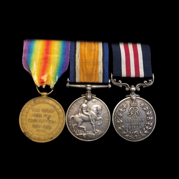 WW1 Military Medal group, 1st battalion Middlesex regiment for actions against the Hindenburg Line 23-24 April 1917 - Image 2