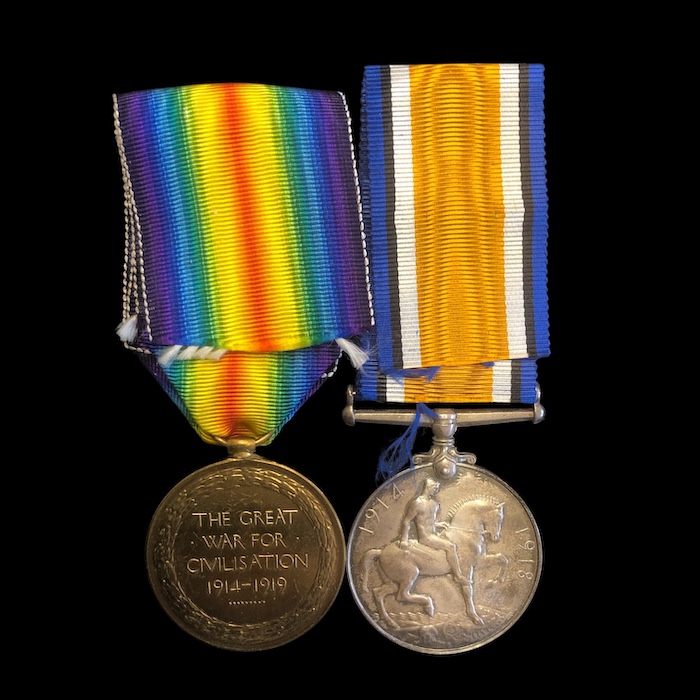 WW1 pair - Royal Berkshire Regiment. - Image 2