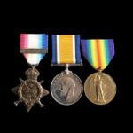 1914 Star and bar trio - 2nd Dragoon Guards.(Queens Bays)