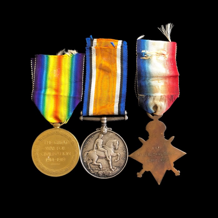 1914-15 Trio - Surrey Yeomanry - Image 2