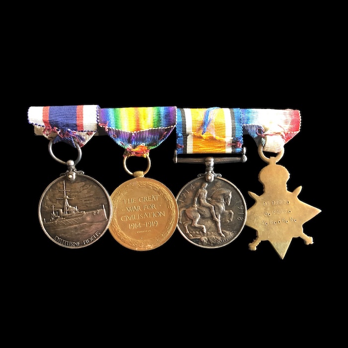 WW1 Royal Fleet Reserve group. - Image 2