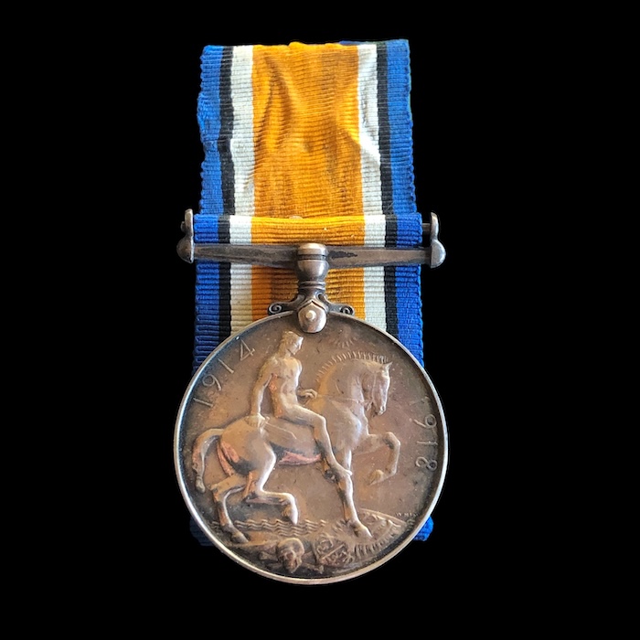 British War Medal, Gloucestershire Hussars - Killed in Action, East Africa. - Image 2