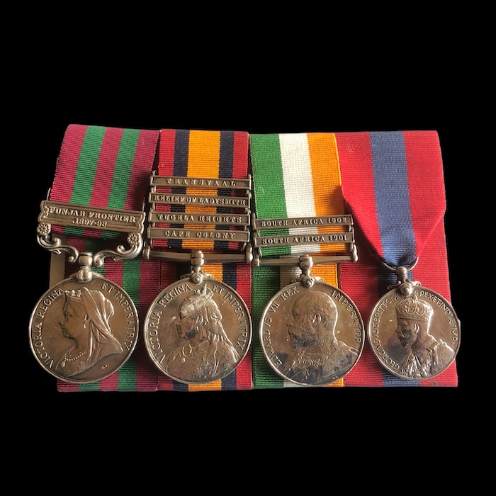 A good India General Service and Boer War group - 3rd battalion Rifle Brigade.