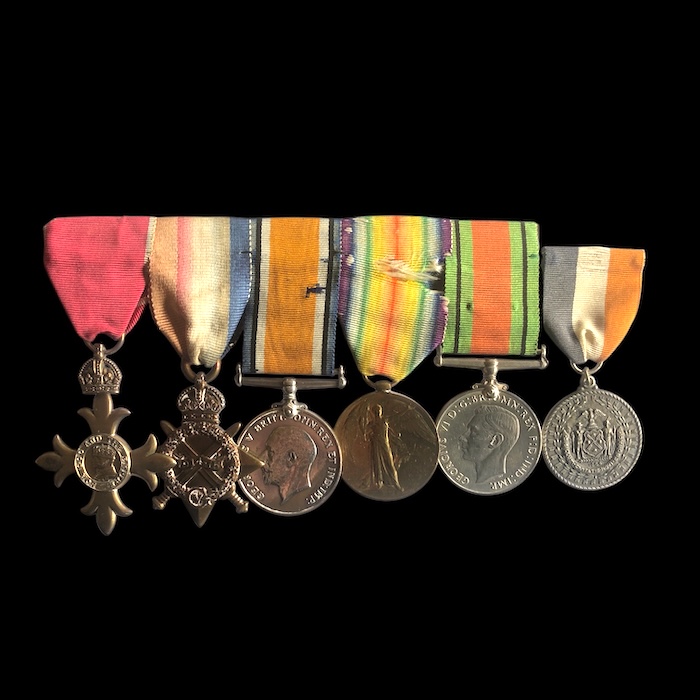 A post-War ‘Civil Division’ O.B.E. group - King’s Royal Rifle Corps, Wounded on the Somme.