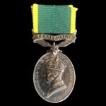 Efficiency Medal (Territorial) - Royal Artillery (Wounded October 1944)