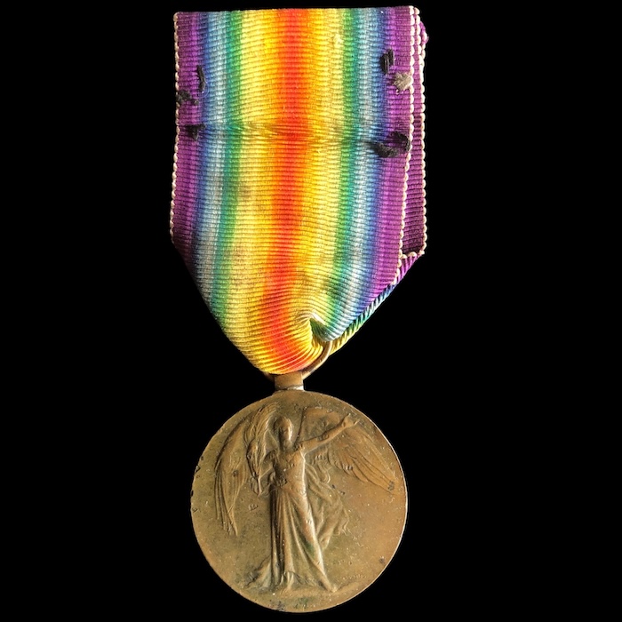 Victory Medal - 9th battalion West Riding Regiment