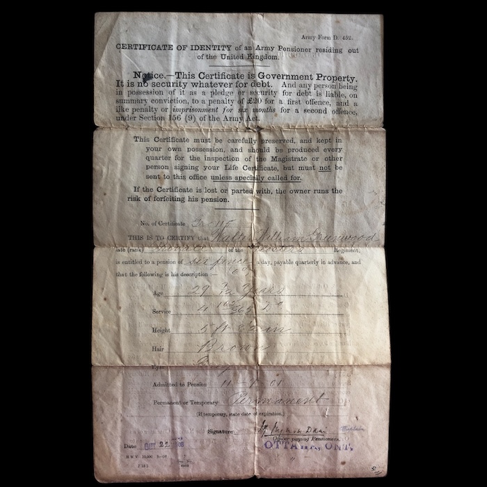 A Good Boer War Casualty - 2nd battalion Gloucestershire regiment, with original documents. - Image 7