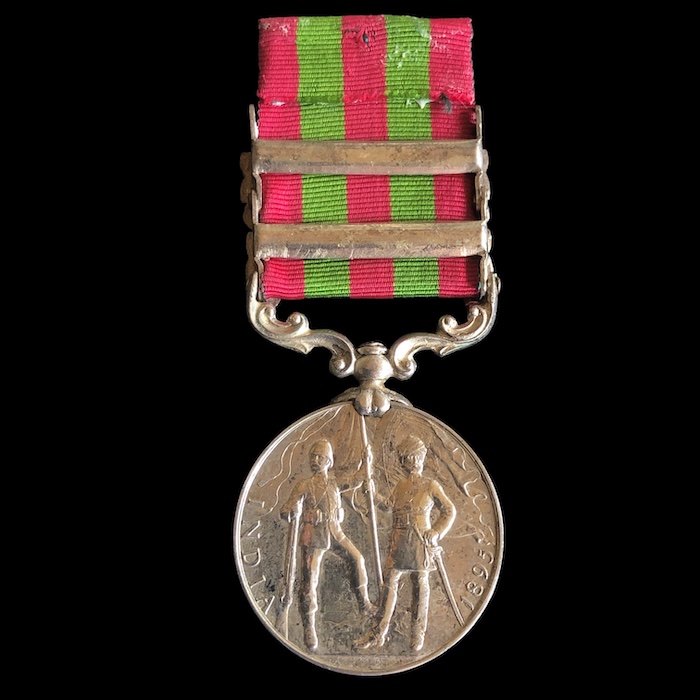 India General Service 1895, Punjab Frontier and Samana - 2nd battalion Royal Irish Regiment. - Image 2