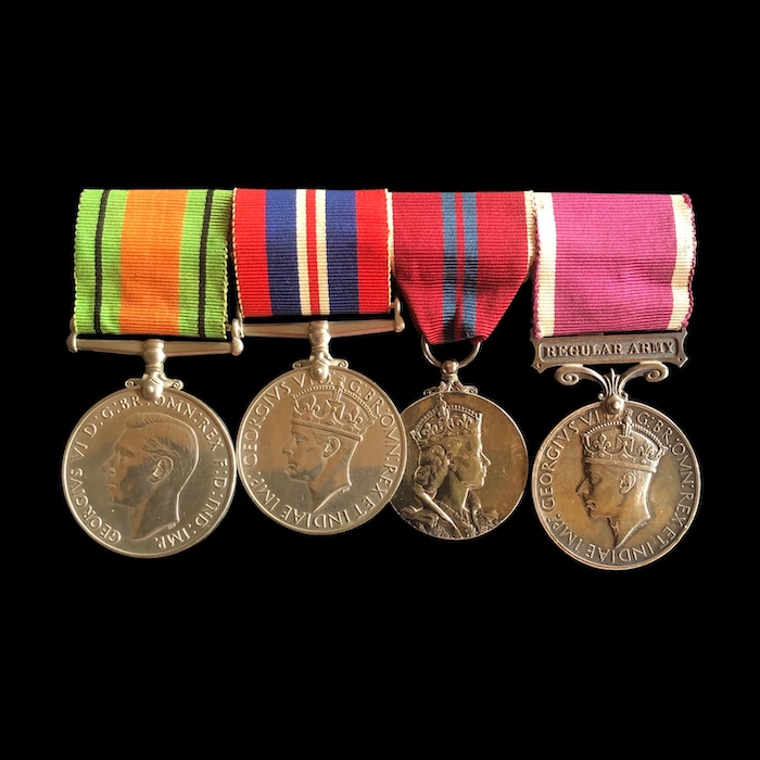Officers Royal Army Pay Corps (late Royal Engineers) Coronation and Long Service group.