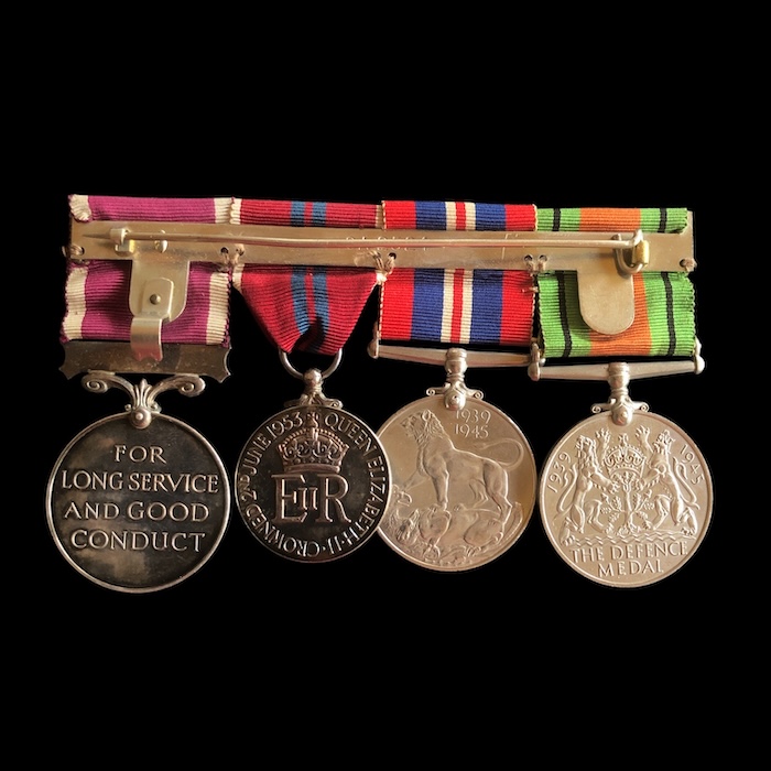 Officers Royal Army Pay Corps (late Royal Engineers) Coronation and Long Service group. - Image 2