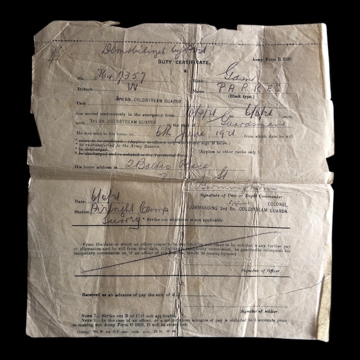 A Good Ypres Military Medal group - Coldstream Guards, with a good amount of original documents, and some details on circumstances of award. - Image 10