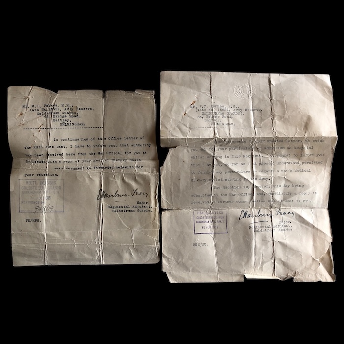 A Good Ypres Military Medal group - Coldstream Guards, with a good amount of original documents, and some details on circumstances of award. - Image 8