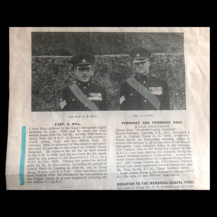 A Good WW2 (Dunkirk Veteran), Palestine and Korea Long Service group to a Colour Sergeant in the Kings Shropshire Light Infantry. - Image 10