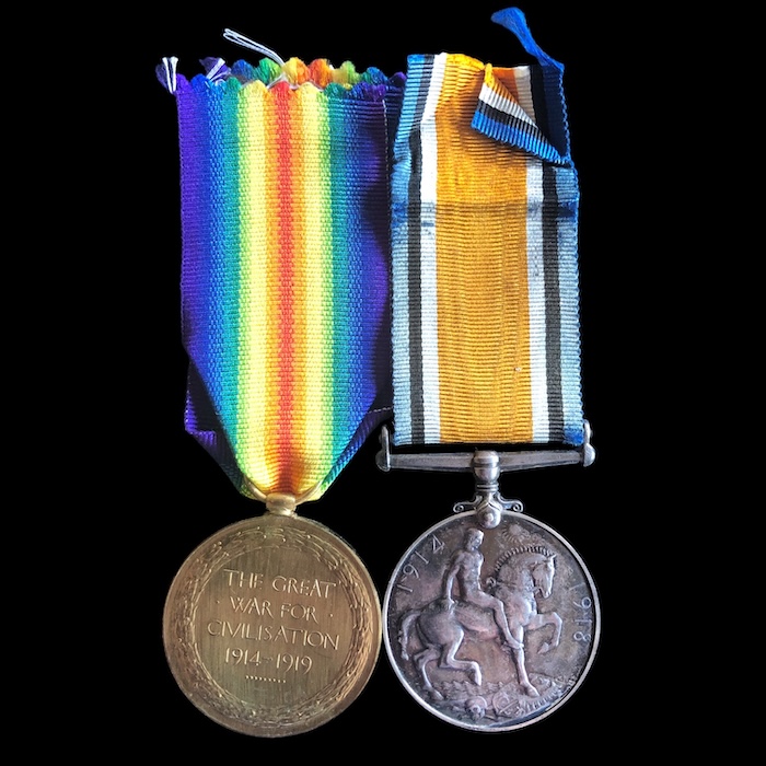 WW1 pair - Royal Field Artillery, Died of wounds on the 10th April 1918 (German Spring Offensive) - Image 2