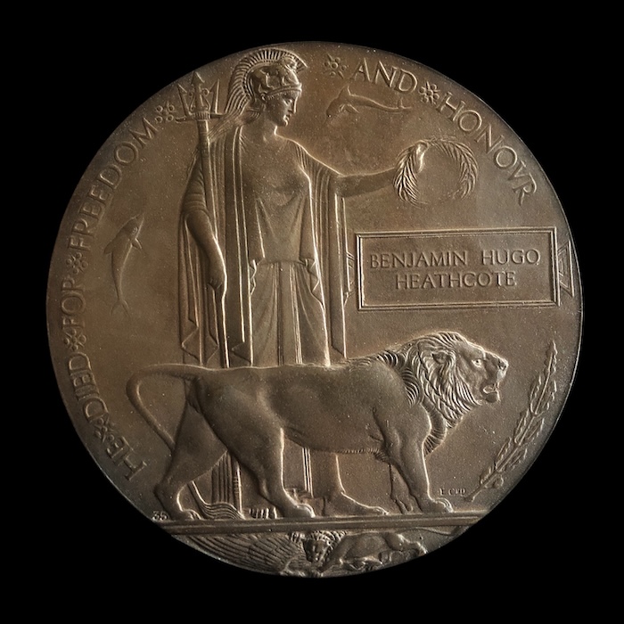 1914-15 trio and Plaque, 115 Bde, Royal Field Artillery, Died at Sea 16th November 1916 after being Wounded in Salonika. - Image 4