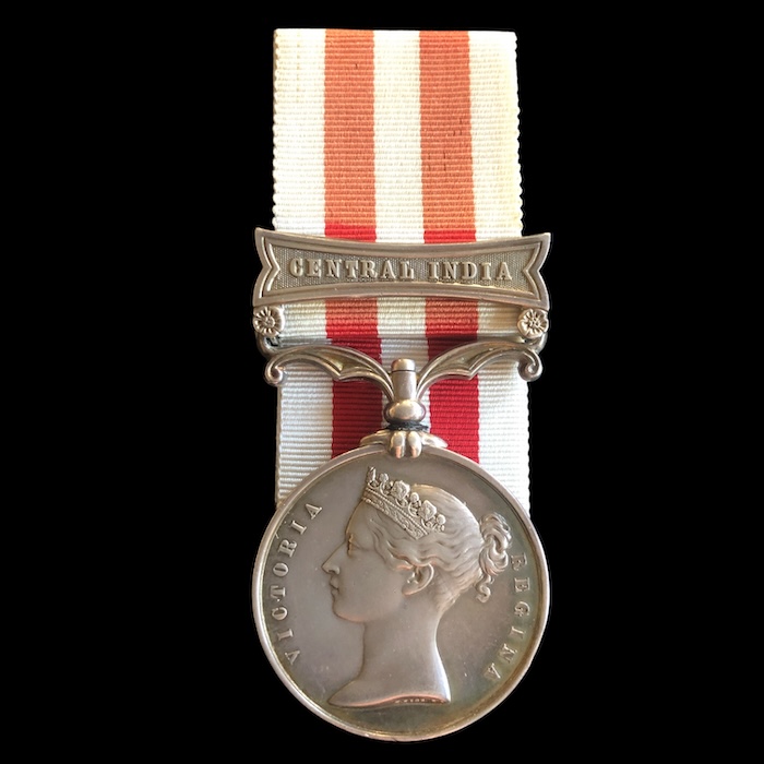 Indian Mutiny, clasp, Central India - 95th (Derbyshire) Regiment.